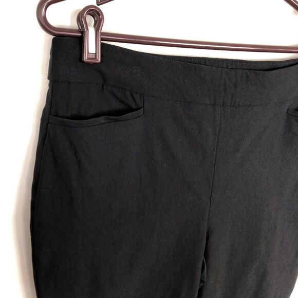Chico's Black Slim Leg Pants Women's Size 1R US Size 8 - Picture 2 of 5